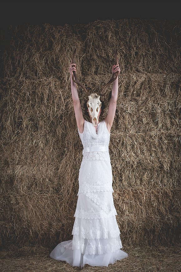 tweed & country styled bridal shoot at Owen House Wedding Barn (c)  Mr & Mrs W (14)