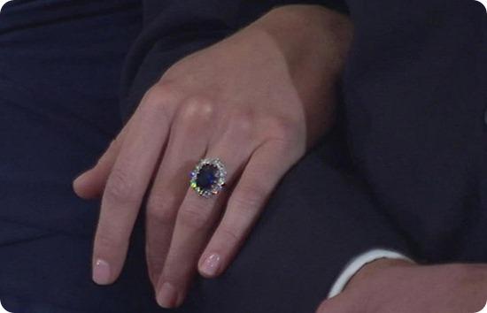william and kate engagement. Kate Middleton Engagement Ring