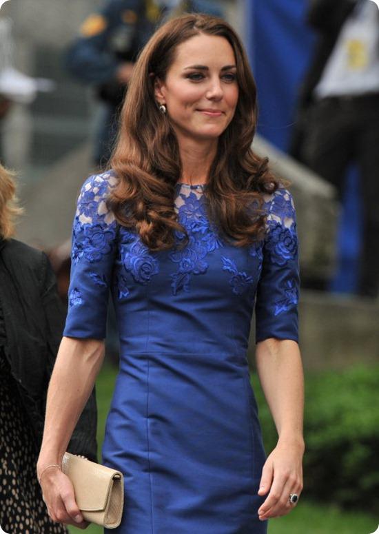 Brides Up North Wedding Blog: Kate Middleton Erdem Blue Lace Dress