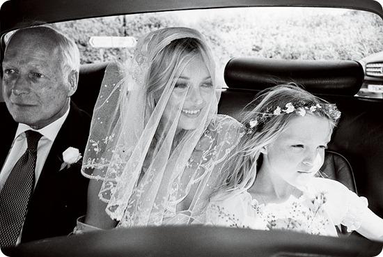Kate Moss Wedding Photographs, By Mario Testino for American Vogue