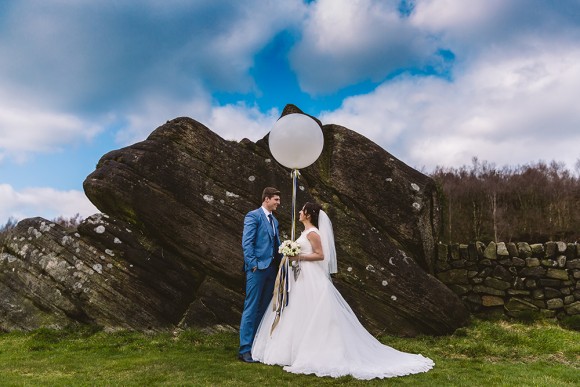 up, up, up & away. bright colours & balloons for a fun wedding at peak edge hotel – sarah & mike