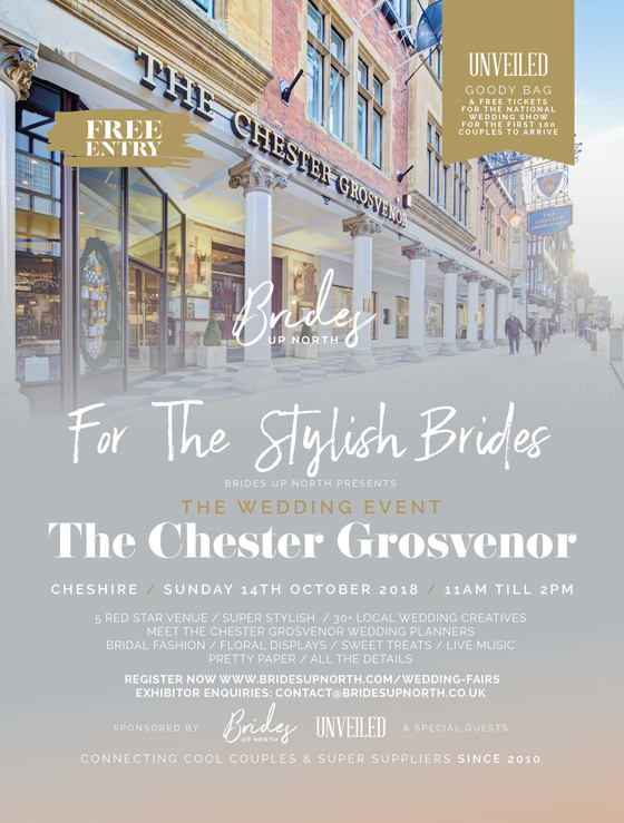 cheshire’s most luxurious bridal show: your 5* day at the chester grosvenor